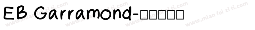 EB Garramond字体转换